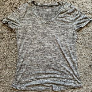 Gray Workout V-Neck